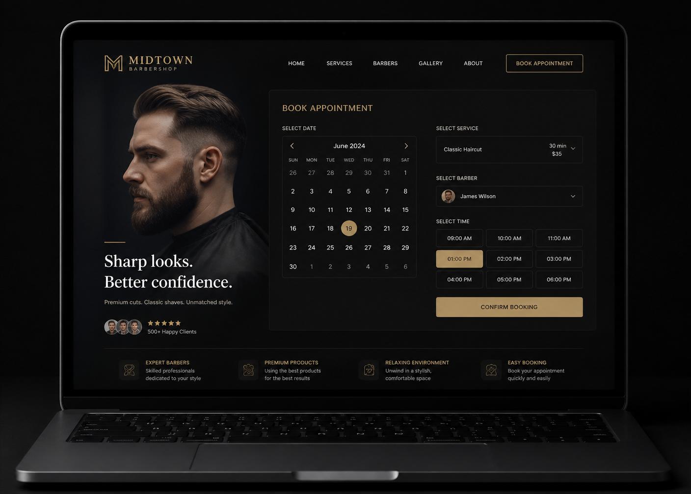 Sistema de Reservas Barbería